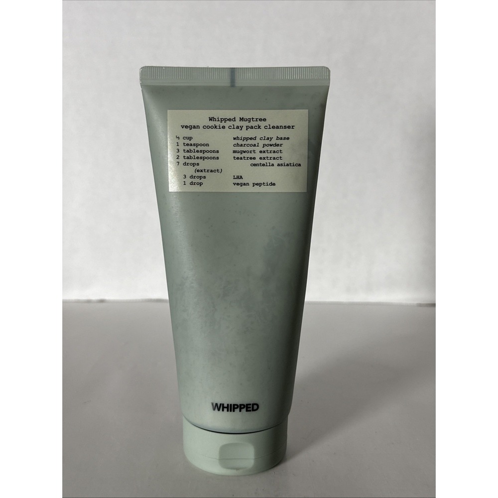 WHIPPED - Mugtree Vegan Cookie Clay Pack Cleanser [180ml] NEW Exp:02/2028